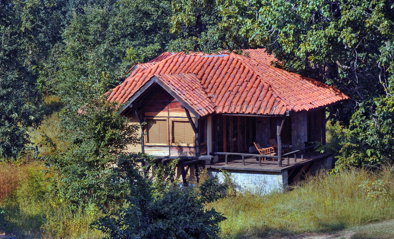 Kanha Earth Lodge Mandlā Kültér fotó